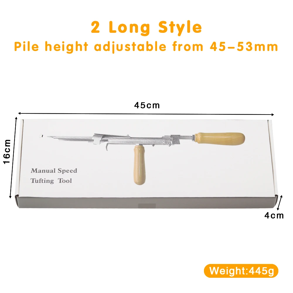 Diy סריגה tutting כלי אריגה אקדח כף יד אריגה כלי ידני מהירות גבוהה שטיח tifting כלי שטיח
