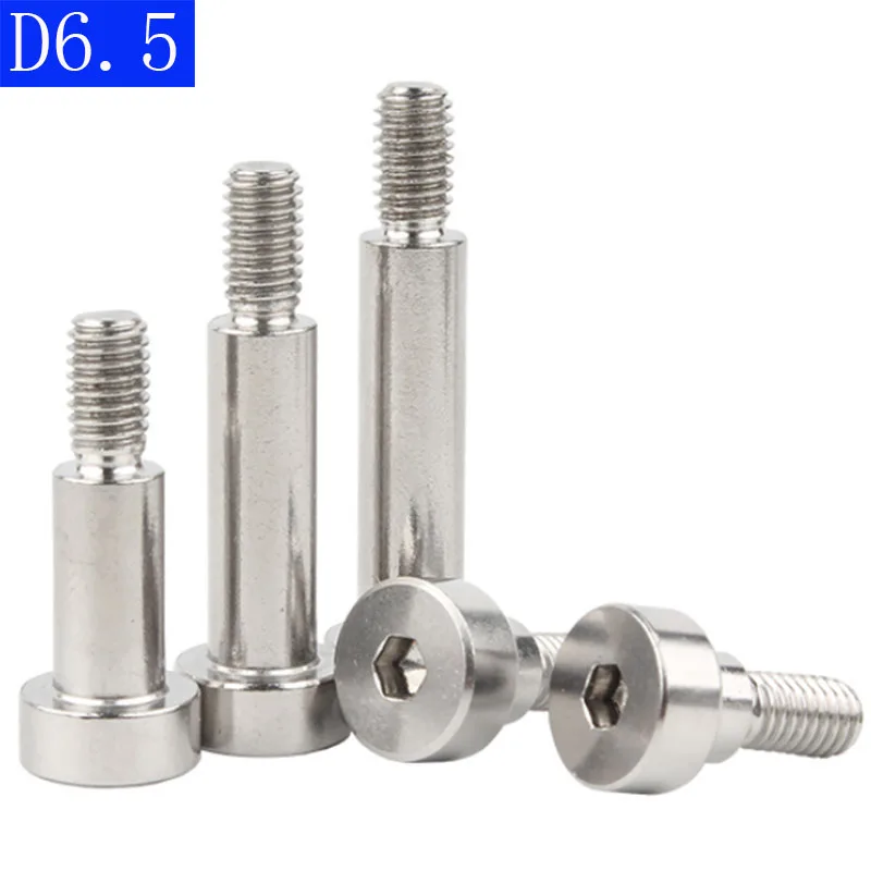 D6.5 + ( M5 x 0.8mm ) 304 stainless steel Socket Head Shoulder Bolts