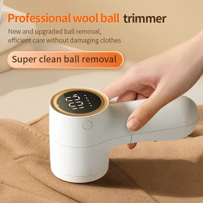 Xiaomi Electric Lint Remover Intelligent Digital Display USB Rechargeable Hairball Trimmer Portable Clothes Shaver 5 Gear Razor 2