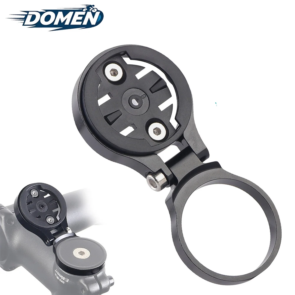 DOMEN Bicycle Computer Holder Bike Stopwatch Mount Adjustable Stem Top Cap Computer Holder For Garmin Bike Accessories