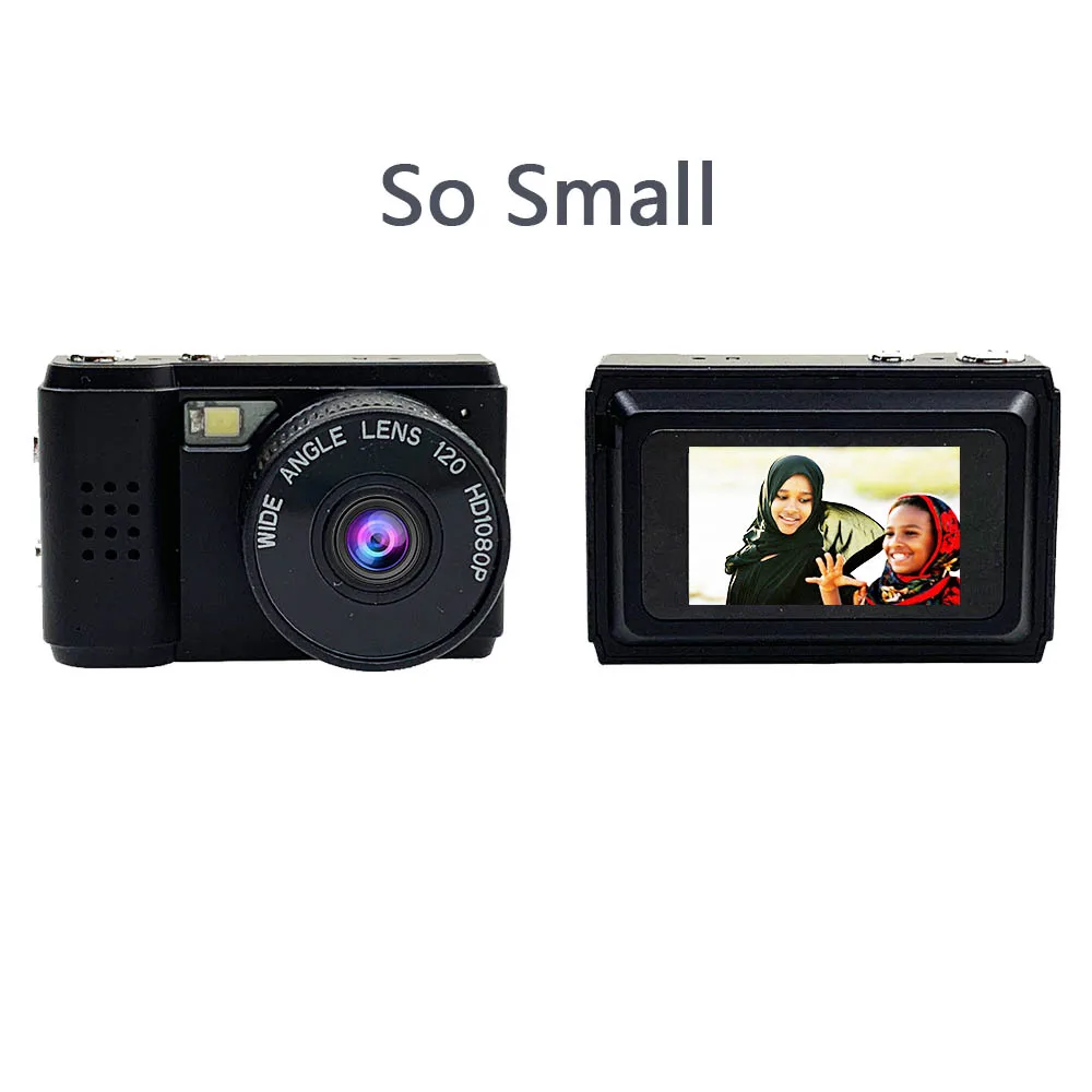 Mini Camera With Screen CMOS Indoor Home Outdoor 1080p Sports Portable Vintage V