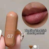 ‌10 Color Smooth Brown Toned Capsule Lipstick Set Lasting Matte Velvet‌ Mini Lip Balm Smudge Proof Highly Pigment Lip Makeup Kit 3