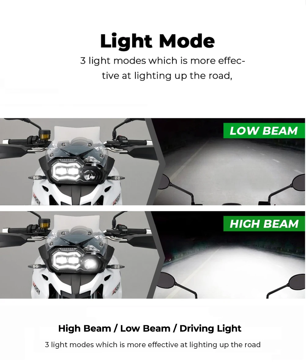 KEMIMOTO E-Mark-zugelassene Scheinwerfer für BMW F800GS ADV F800R F650GS F700GS Motorradbeleuchtung, komplette LED-Scheinwerfer-Baugruppe – Detail 19