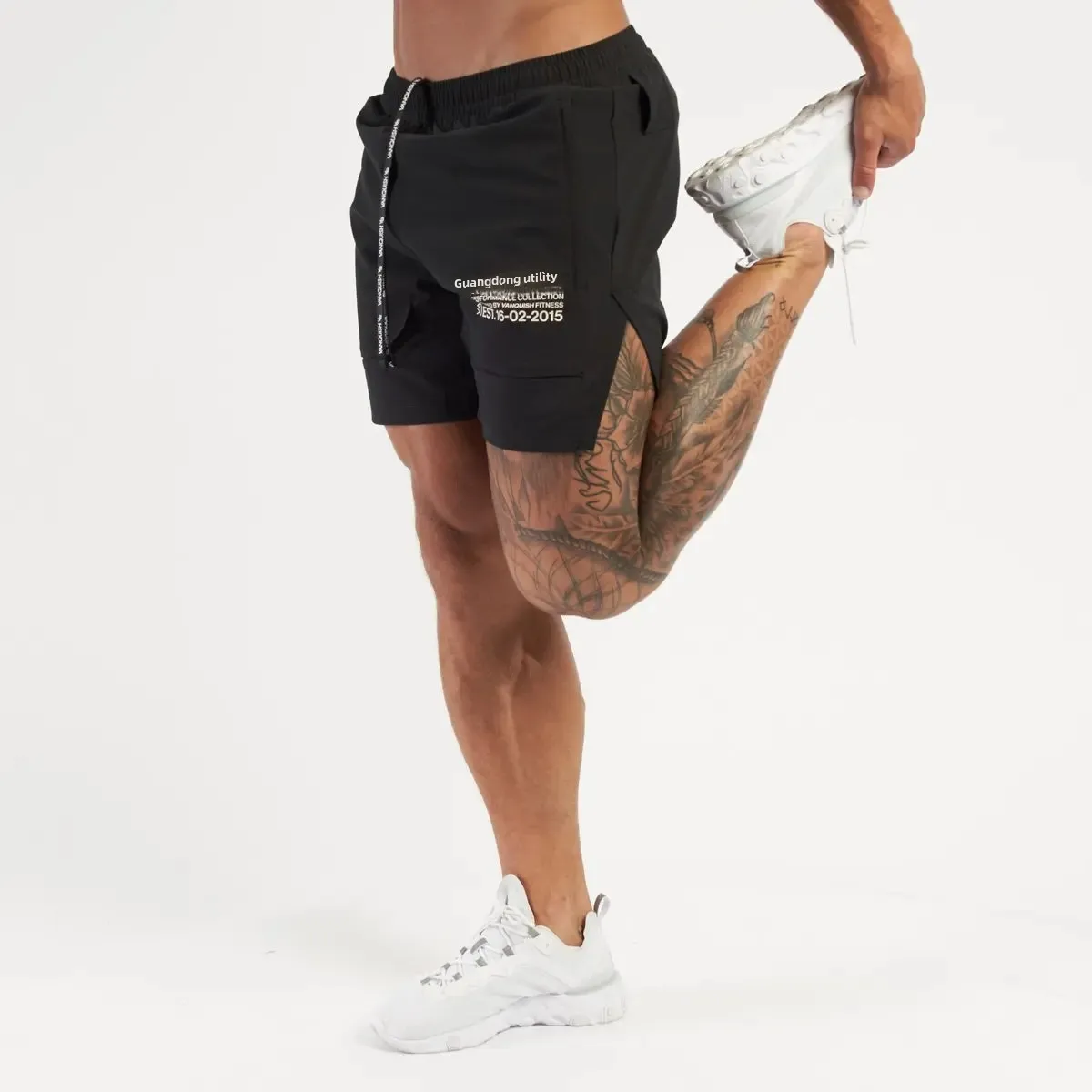 New Men's Summer Sports Casual Basketball Shorts Running Training Clothes Five-Quarter Pants Skateboard Sportswear