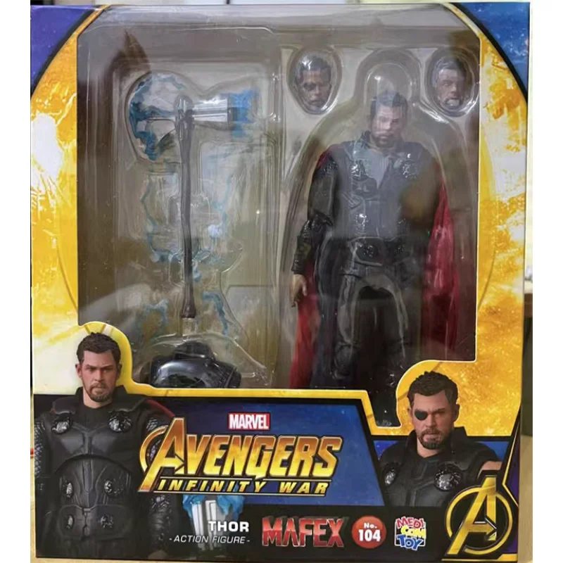 100% Original MAFEX 104 THOR AVENGERS INFINITY WAR In Stock