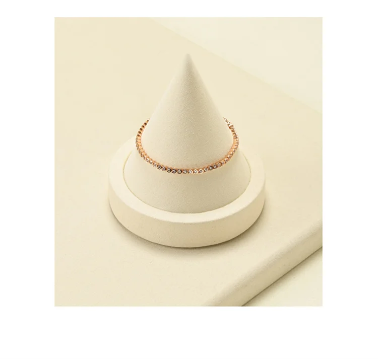 WoodTen Cone Bracelet Display Stand Ring Bangle Anklet Chain Necklace Jewelry Display Prop Storage Rack Bracelet Jewellery Props