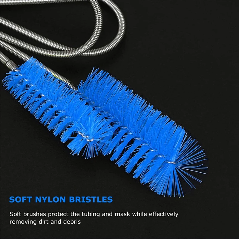 Brush Diameter 15Mm 19Mm CPAP Tube Cleaning Brush Suitable For Most CPAP Hose Type