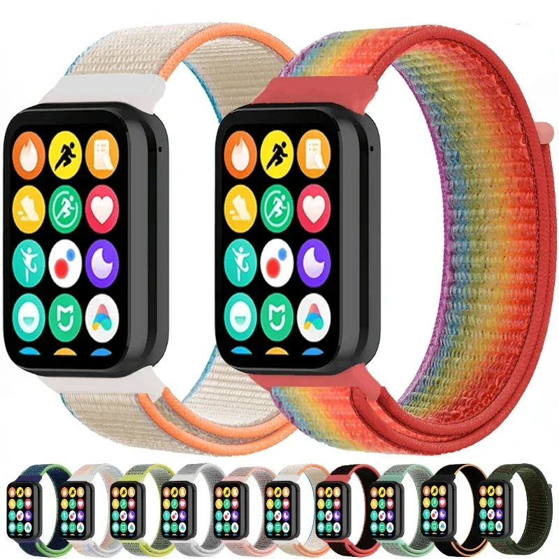 Cinturino In Nylon Per Xiaomi Mi Band 8 Pro Bracciale Intrecciato Cintura Miband 8 Pro Accessorio Cinturino Per Miband 8 Pro Sostituzione Correa
