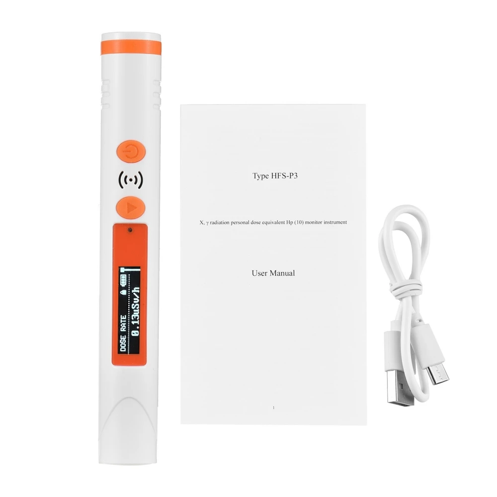 Radiation Detector HFS-P3 Pocket Pen Type x y &beta; ray Dose Alarm Geiger Counter Dosimeter