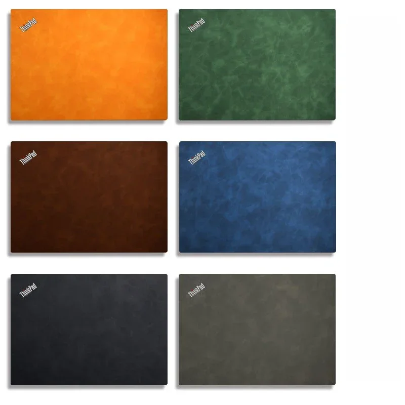 Crazy Horse Pu Leather Skin Sticker Cover Per Lenovo Thinkpad T14 T14S T15 T16 P16 E16 Z16 Gen1 Gen2 Gen3 Series