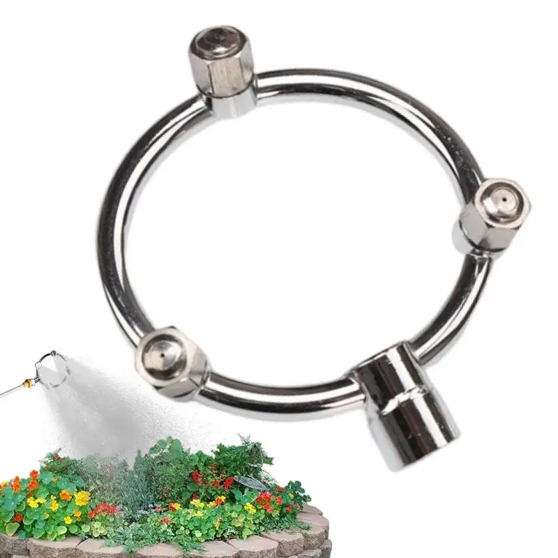 

Annular Nozzle Garden Hose Nozzles High Pressure Sprayer Multifunctional Atomizing Nozzle Stainless Steel For Garden Lawns