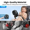TOPK Clip on Fan 5000mAh Rechargeable Small Portable Clip Table Fan with LED Display 720° Rotation Ultra-Quiet Desk Fans 6
