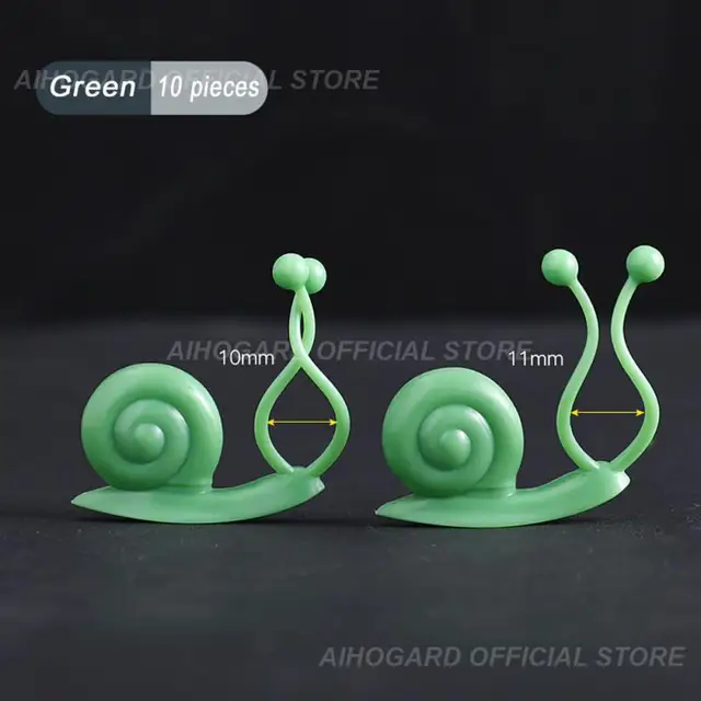 10Db Csigafal Rattan Szorító Klip Virággyár Tartó Mászó Fal Rögzítő Fali Szőlő Hegymászó Ragadós Horog Rögzített - Image 6