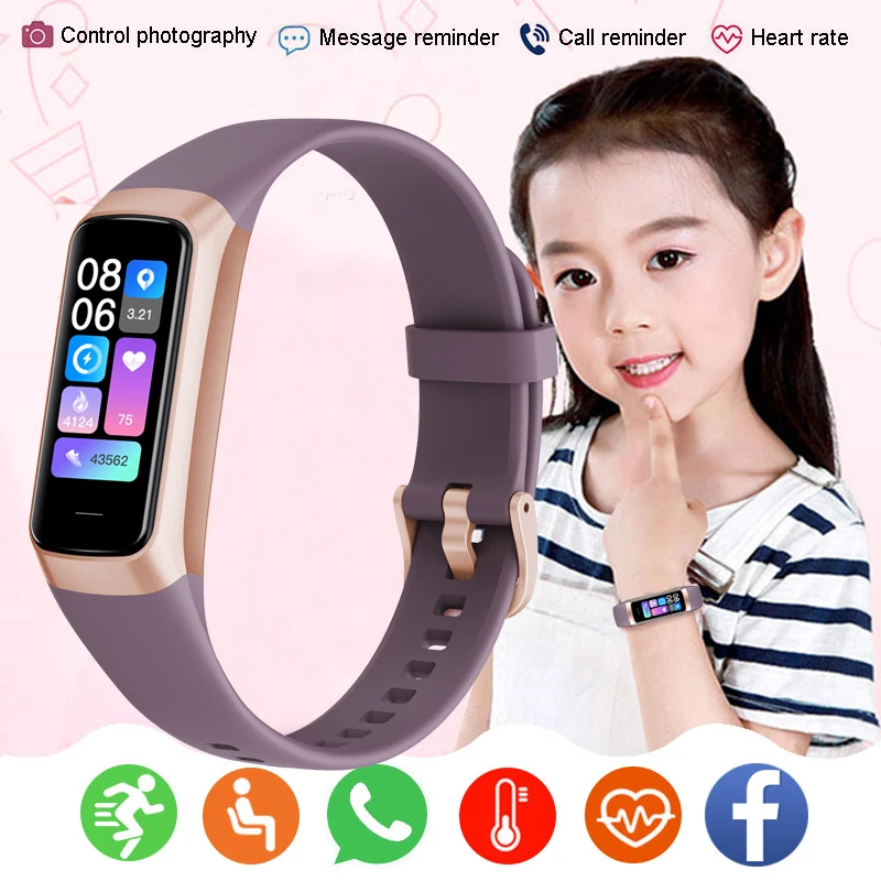 

Smart Watch Children Smart Bracelet Fitness Watch For Girls Boys Health Sports Heart Rate Monitor Men Wimen Child Smart-Watch