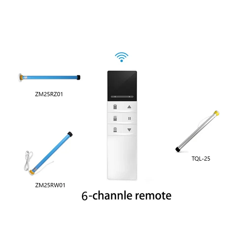 Zemismart Remote Control for Roller Shade Blind Motor Chain Roller Blinds ZM25 M