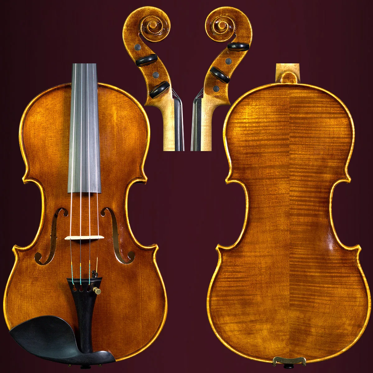 

100% ручная работа скрипка Stradivarius 1716 4/4 коричневая винтажная жирная Лаковая профессиональная скрипка