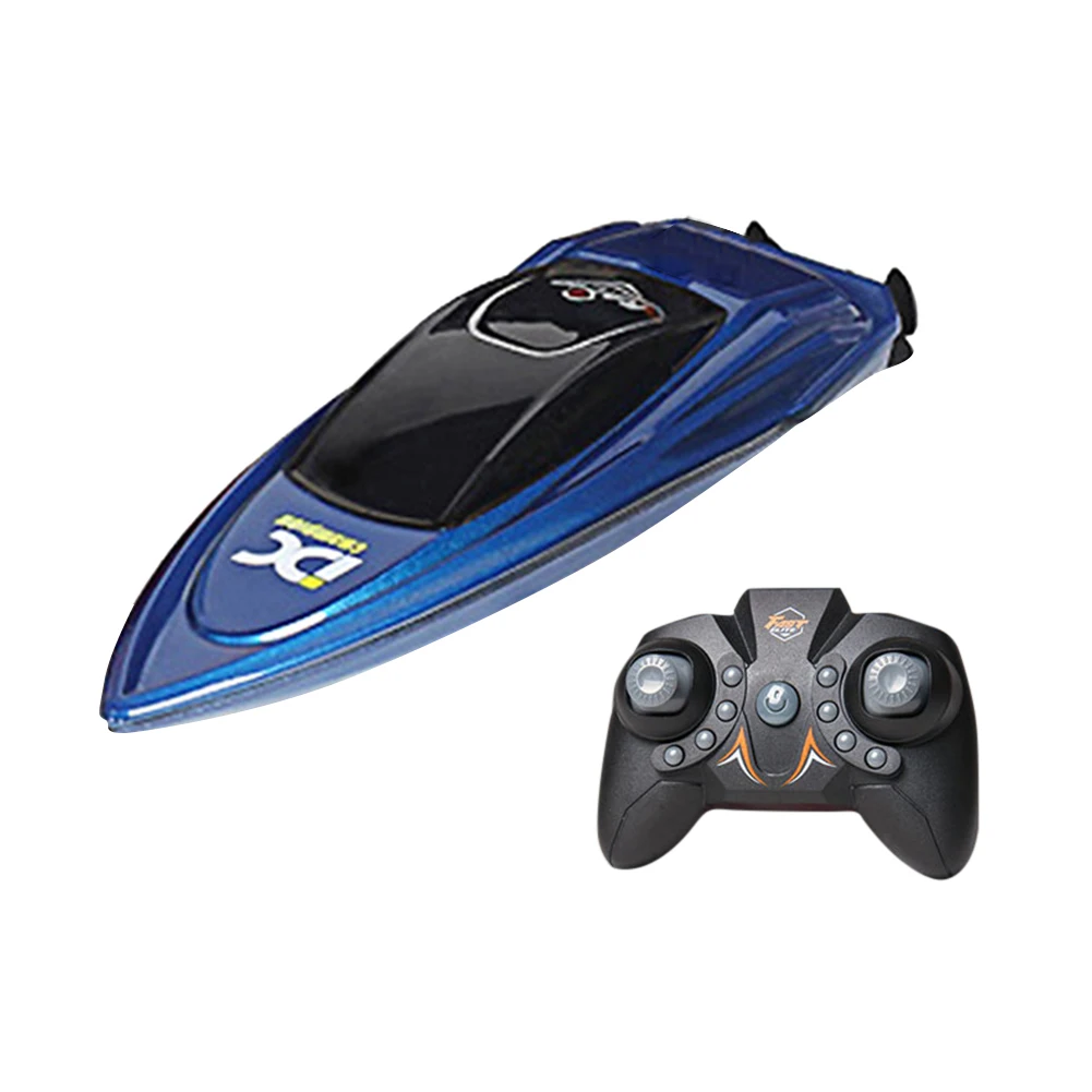 LED Light Waterproof Electric Remote Control Ship 2.4GHz High Speed Mini RC Boat