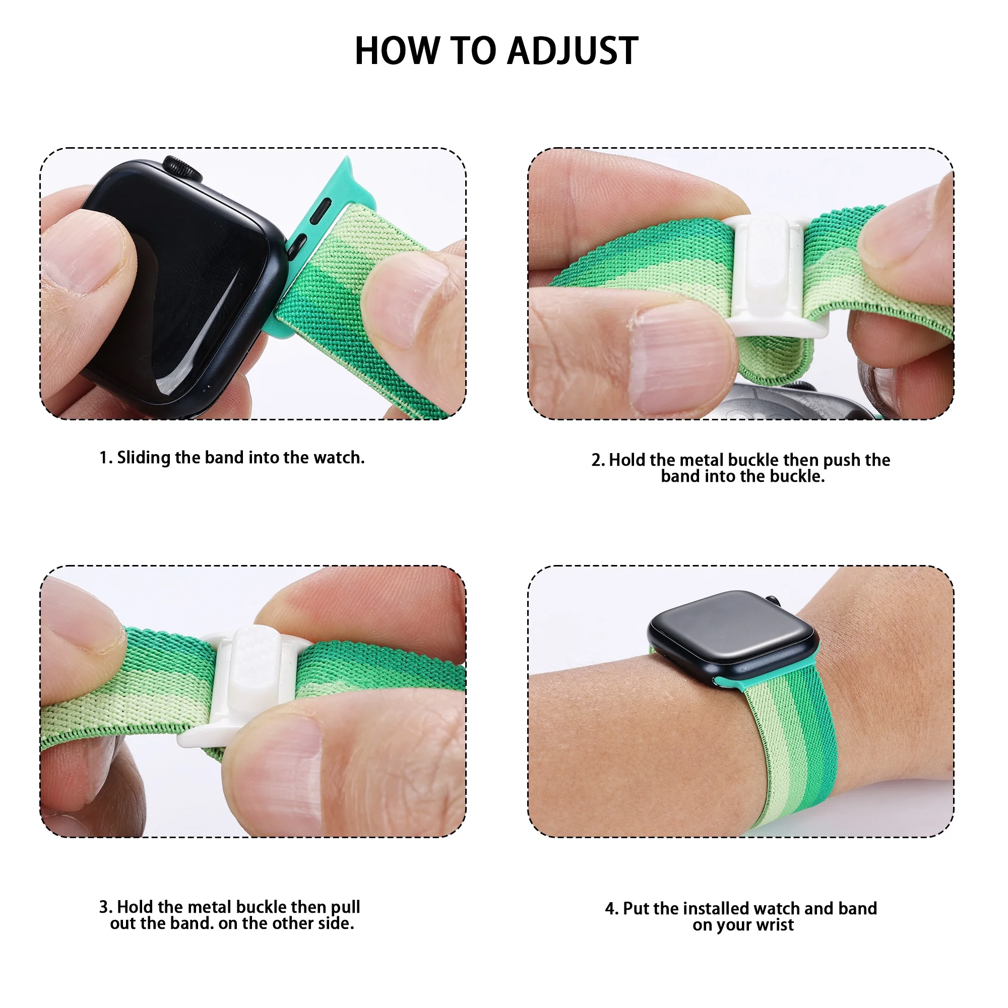 Elastic Carbon Nylon Strap