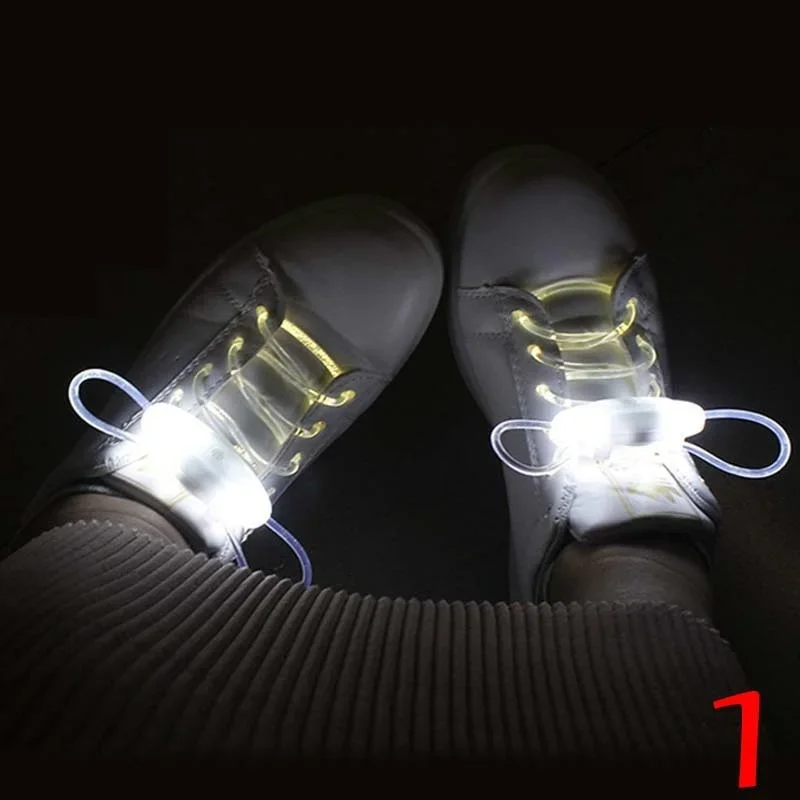 1 Pair Luminous Shoelaces Flat Sneakers Canvas Shoe Laces Glow In The Dark Night Color Fluorescent Shoelace Shoe Accessories