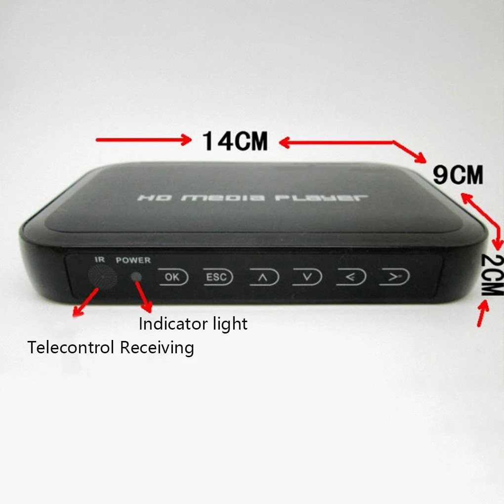Ǯ HD 1080P ̵ ÷̾  Ƽ ̵  ÷̾, HD SD SDHC MMC ī, USB  AU ÷