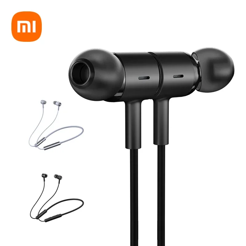 

Xiaomi MI Bluetooth Wireless Earphones Line Free Version Noice Cancelling Bluetooth5.0 Magnetic Sports Neckband Headset