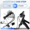 Electric Bike for Adults, 26'' 1000W Peak Ebike, Adjustable Stem, Fenders, Lockable Suspension Fork, 21-Speed 4