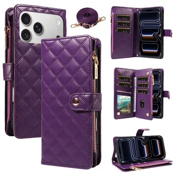 Faux Leather Phone Case for Samsung Galaxy A56 A54 A36 A26 A16 A06 A05 A34 A32 A22 A21SA13 A14 A15Series Anti-drop Wallet Cover 1
