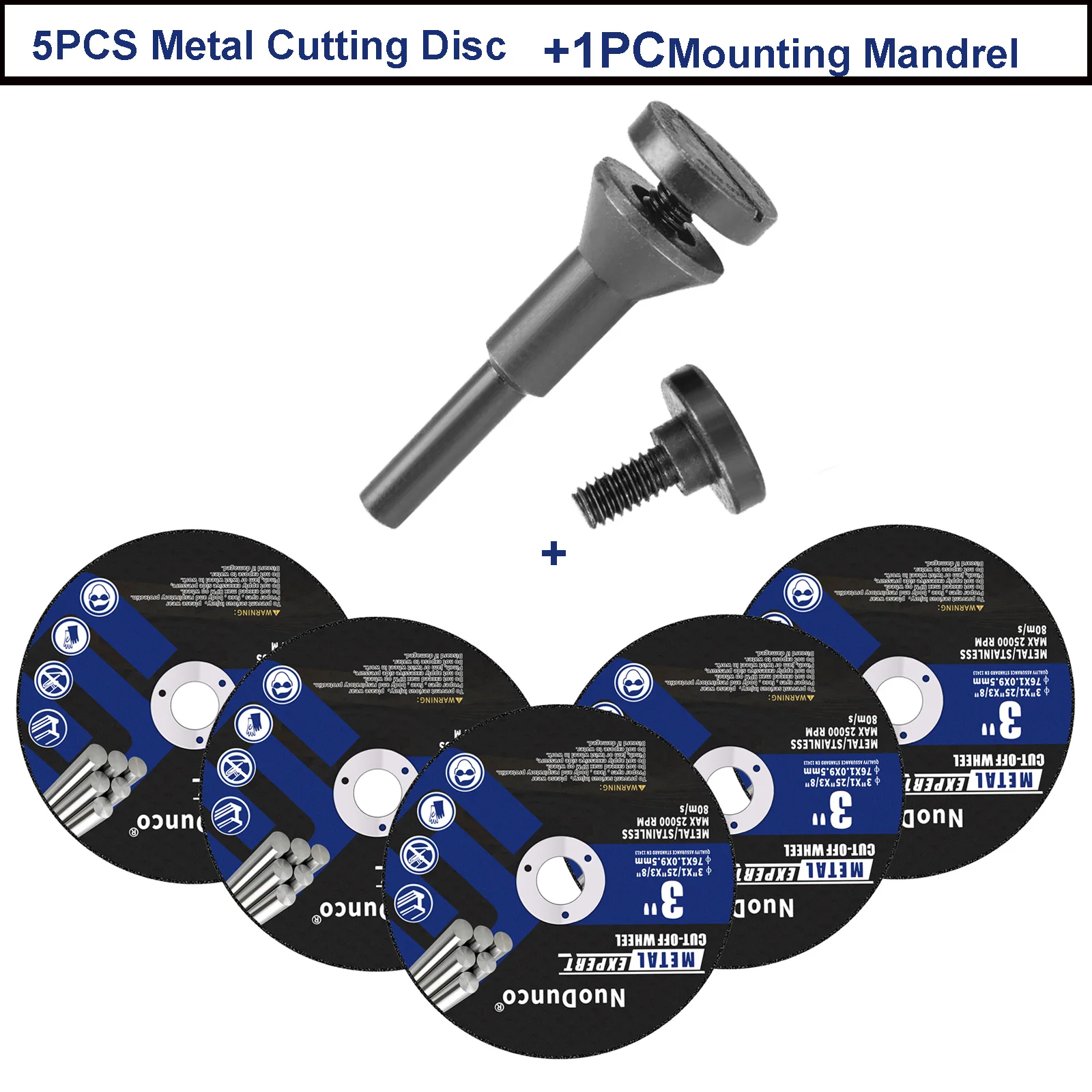 75mm Trennscheibe Mini-Metallschneidscheibe Elektrowerkzeug Rotierendes Kreissägeblatt zum Schneiden von Edelstahl PVC/Montage-Dorn – Detail 8