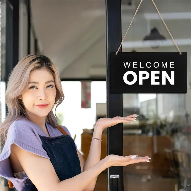 가정용 호텔용 직사각형 칠판 행잉 칠판, 창의적인 칠판, 사인 웰컴 보드, DIY 보드, 1 개