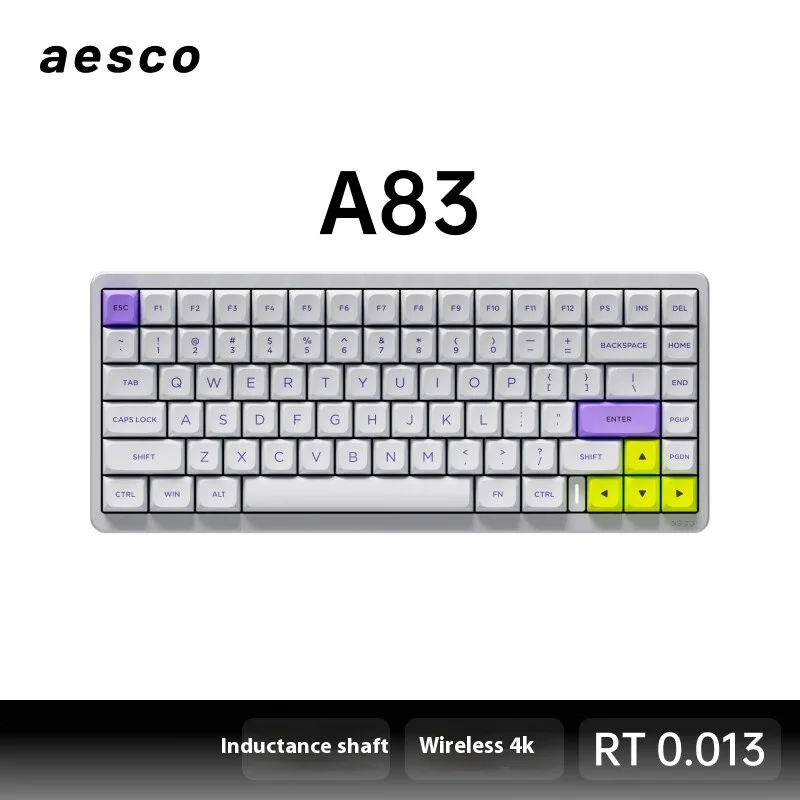 キーボード AESCO A63 WHITE キーボード AESCO A63 WHITE メカニカルキーボード用の磁気誘導