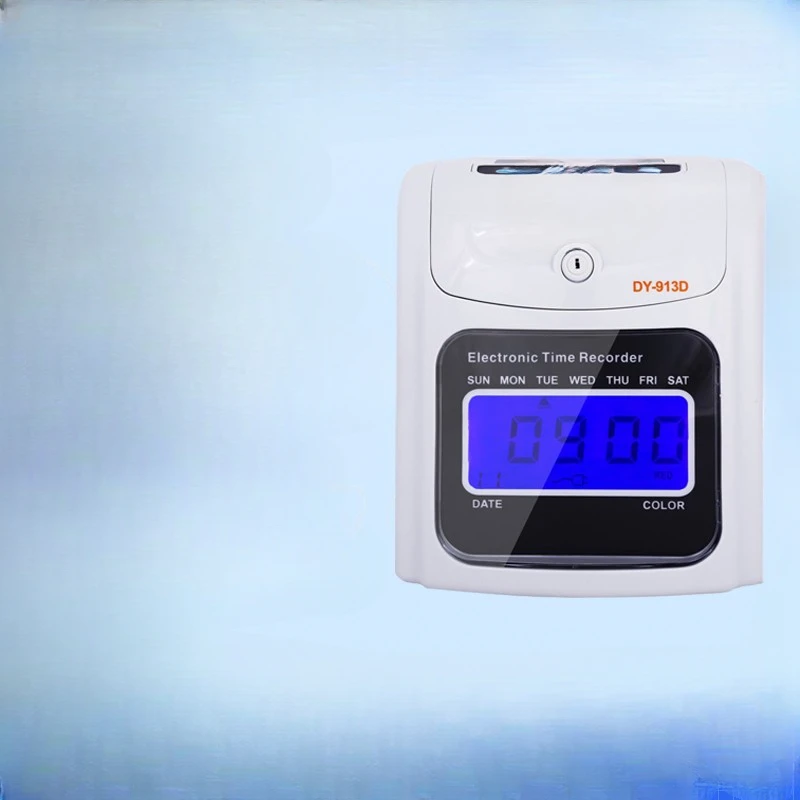 

High-Quality English Paper Card Time Clock for Employee Attendance Tracking