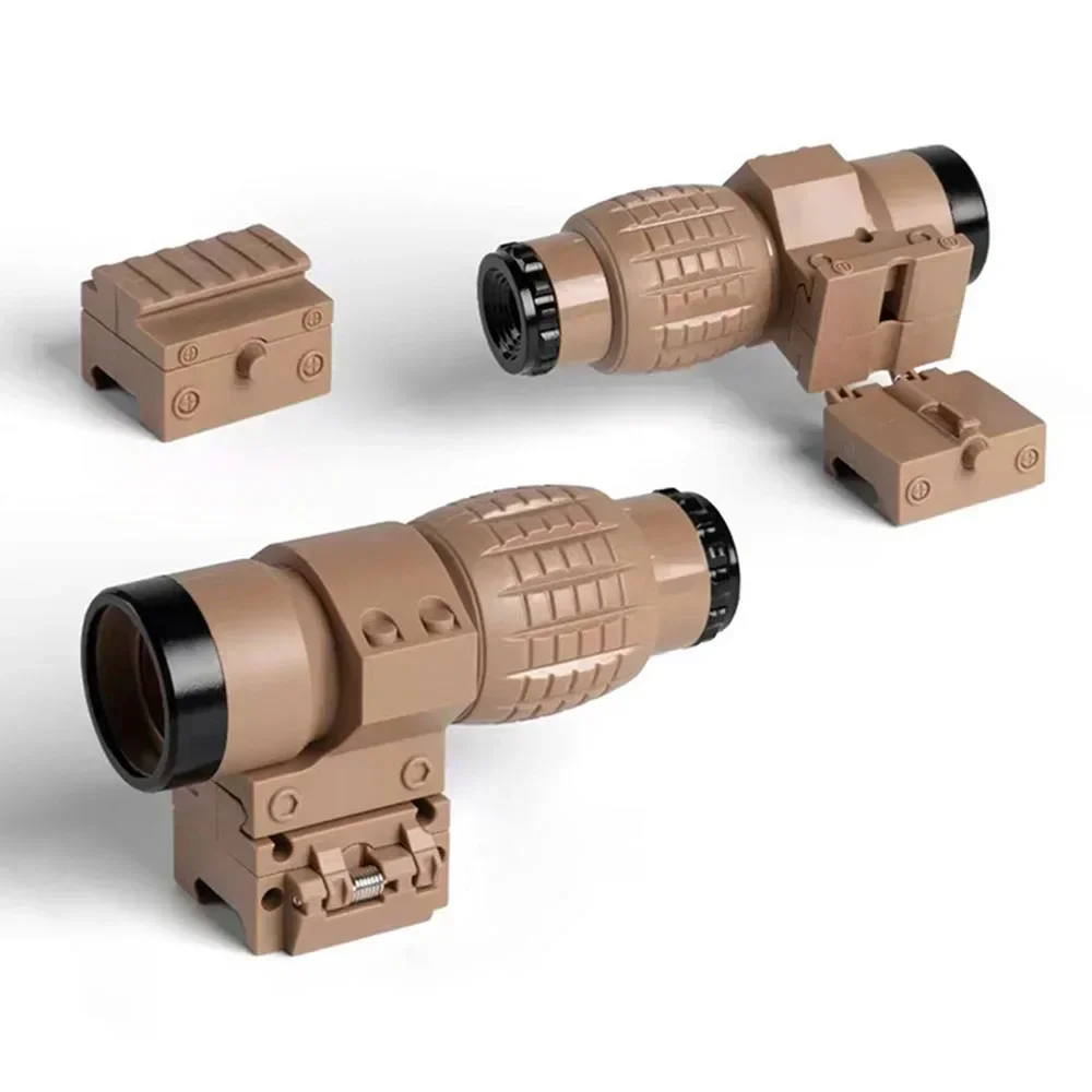 4X Pineapple Telescope Adjustable Magnifier Quick Release Sight Toy Gun Scope Outdoor Shooting Accessories 20-21mm Rail telescope binoculars spotting scope optics equipment