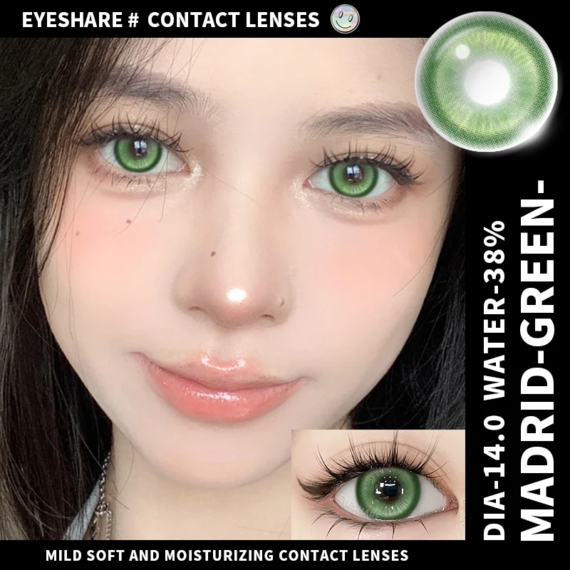 D'ORELLA 1 Paar violettfarbene Kontakte, modische Kontaktlinsen für Augen, rote Linsen, hochwertige weiche Linsen, Schönheits-Make-up, jährlich – Detail 7