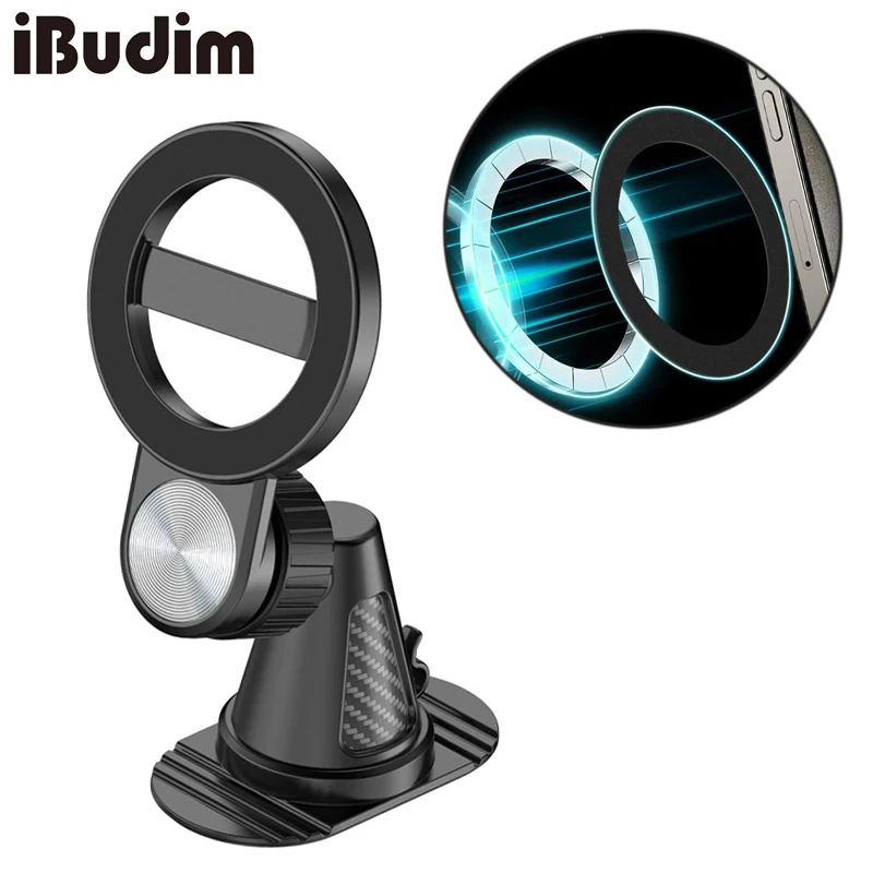 Universal Magnetic Dashboard Phone Holder with MagSafe Compatibility