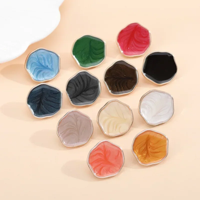 10pcs Special Shape Shank Buttons 21mm/25mm Beautiful Irregular Plastic ...