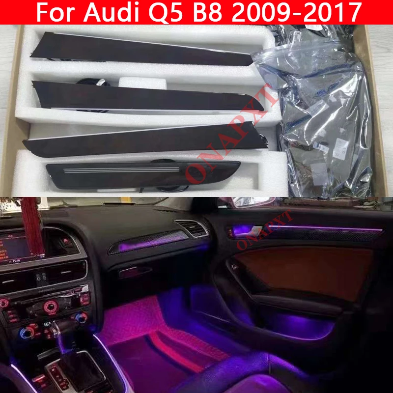 Tira luminosa de luz ambiental para coche, Panel de control del volante