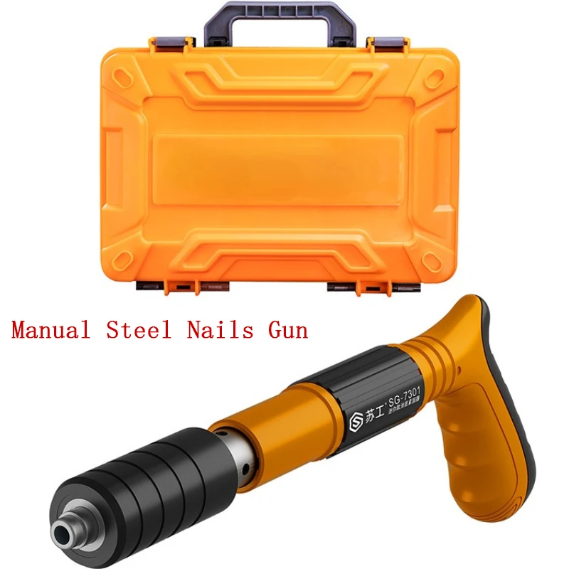Mini Steel Nail Gun Manual Rivet Gun Concrete Wall Ceiling Wall Anchor