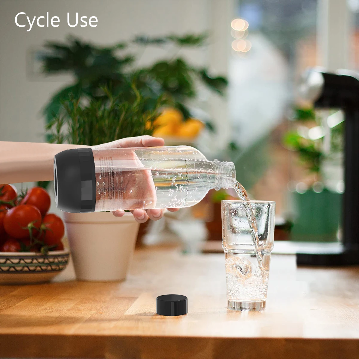 1L Soda Water Bottle Compatible with Soda Machine