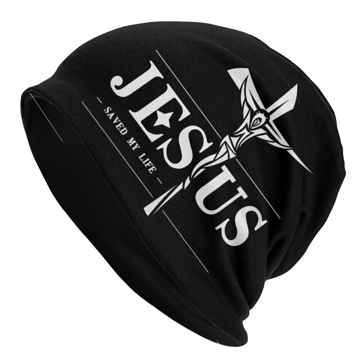 

Jesus Cross Outdoor Thin Hats Tied Bonnet Special Skullies Beanies Caps