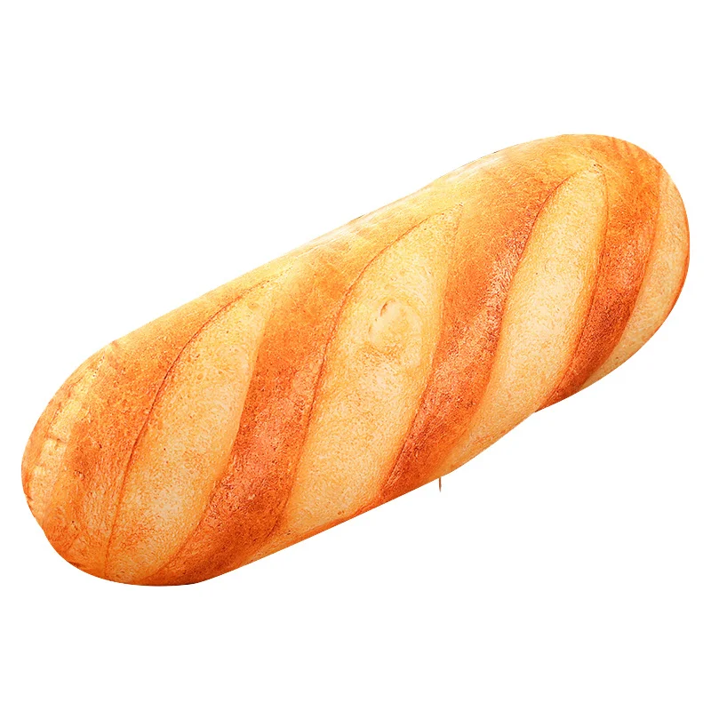 Simulation French Bread Plush Pillow Stuffed Printing Images Food Plushie Peluche Party Prop Decor Sleeping Companion Man Gift 4