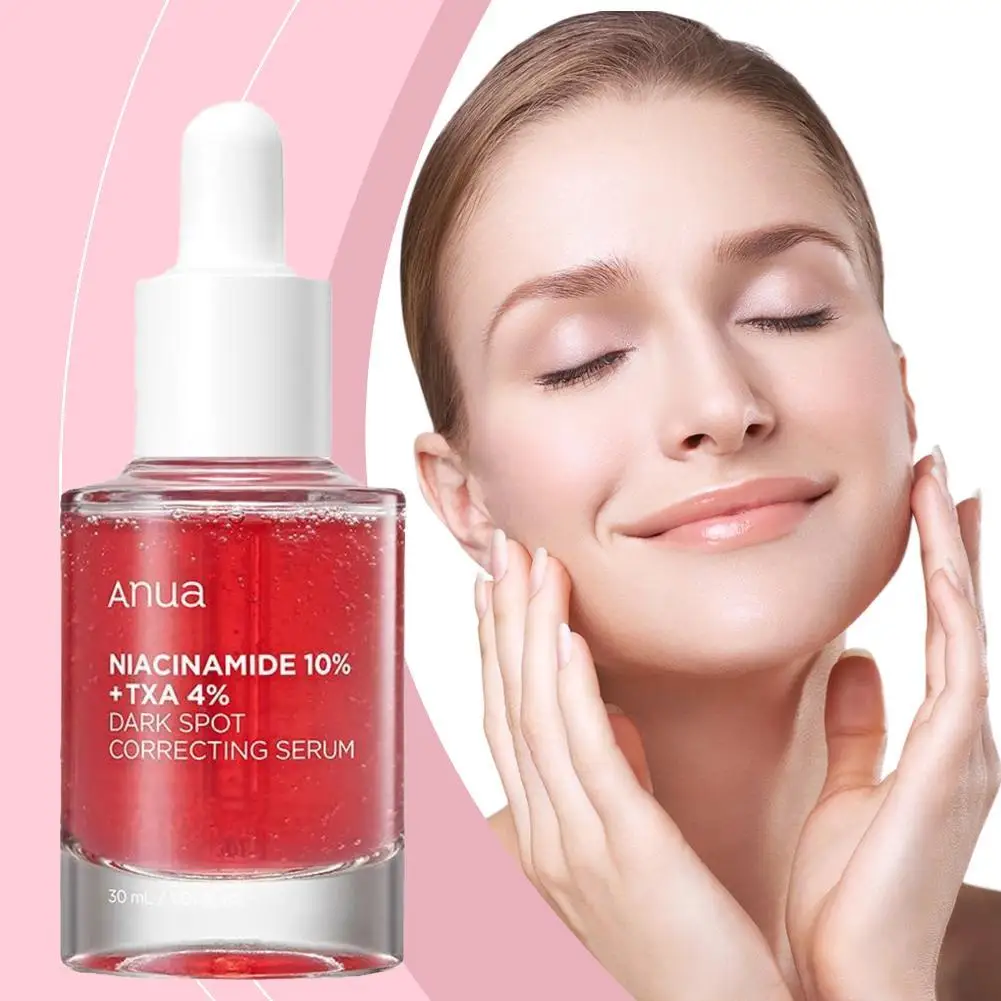 1pcs Dark Correcting Essence Face Serum 10% Niacinamide+ 4% Tranexamic Improve Hyperpigmentation Skin Tone Deep Hydration