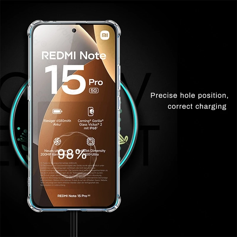 Clear Crystal TPU Soft Cover Ultra-Thin Shockproof Case