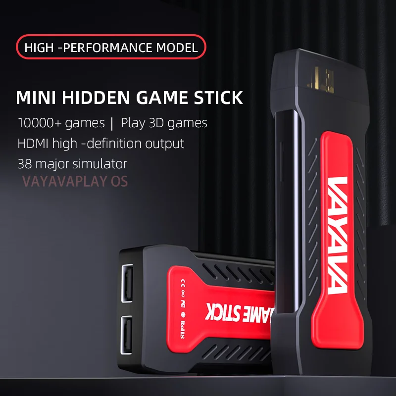 GD30 Game Stick 4K Retro Handheld Game Console 20000+ Games Wireless Gamepad TV Game Console Built In Video Games