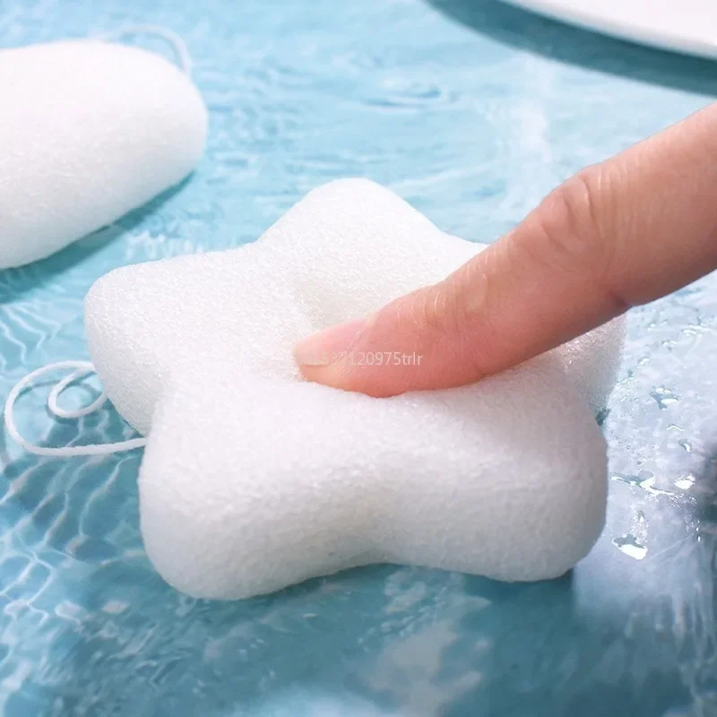 Baby Bath Cotton Shower Bath Sponge Rub Cartoon Body Wash Towel Infant Toddle Newborn Brushes