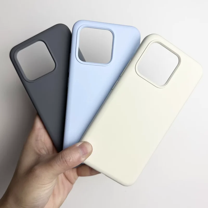 Luxury Shockproof Liquid Silicone Back Case – Soft & Smooth Premium Cover
