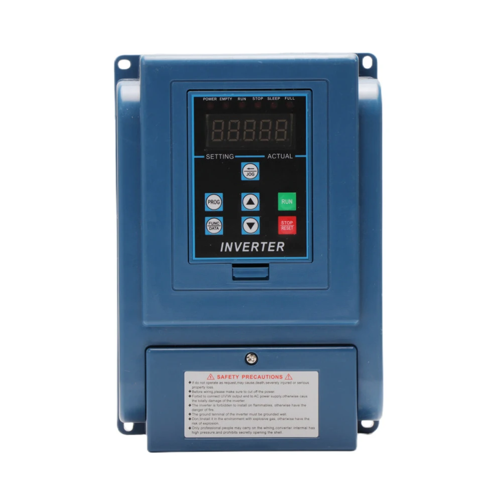 

Constant Pressure Water Supply Inverter Special Controller Single-phase to Singl-phase Submersible Pump Universal 220V 1.5KW