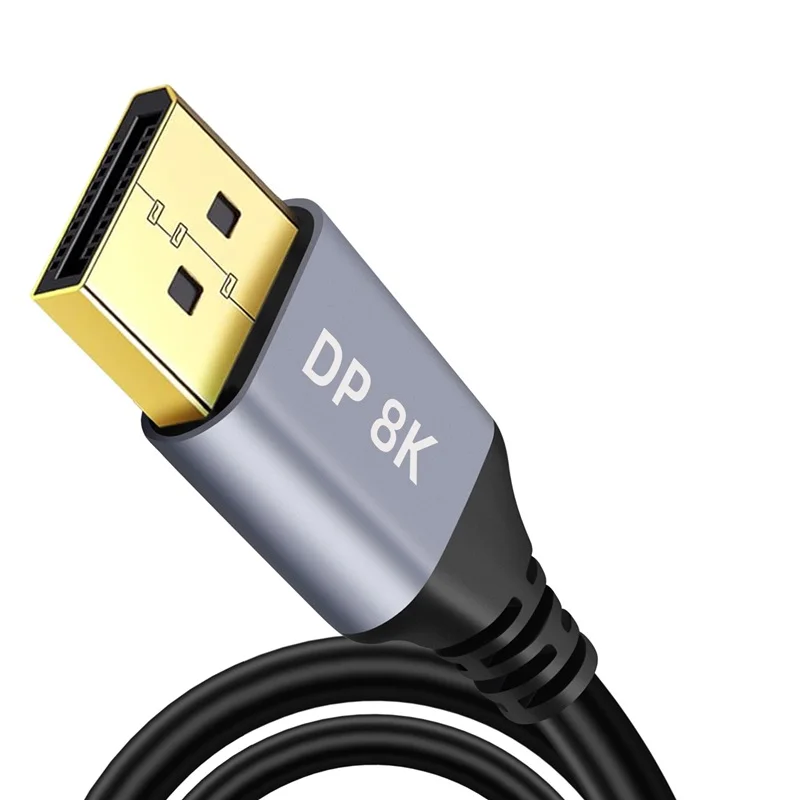 Premium High-Speed 8K DisplayPort Cable – Supports 8K@60Hz & 4K@144Hz, 32.4Gbps, Ideal