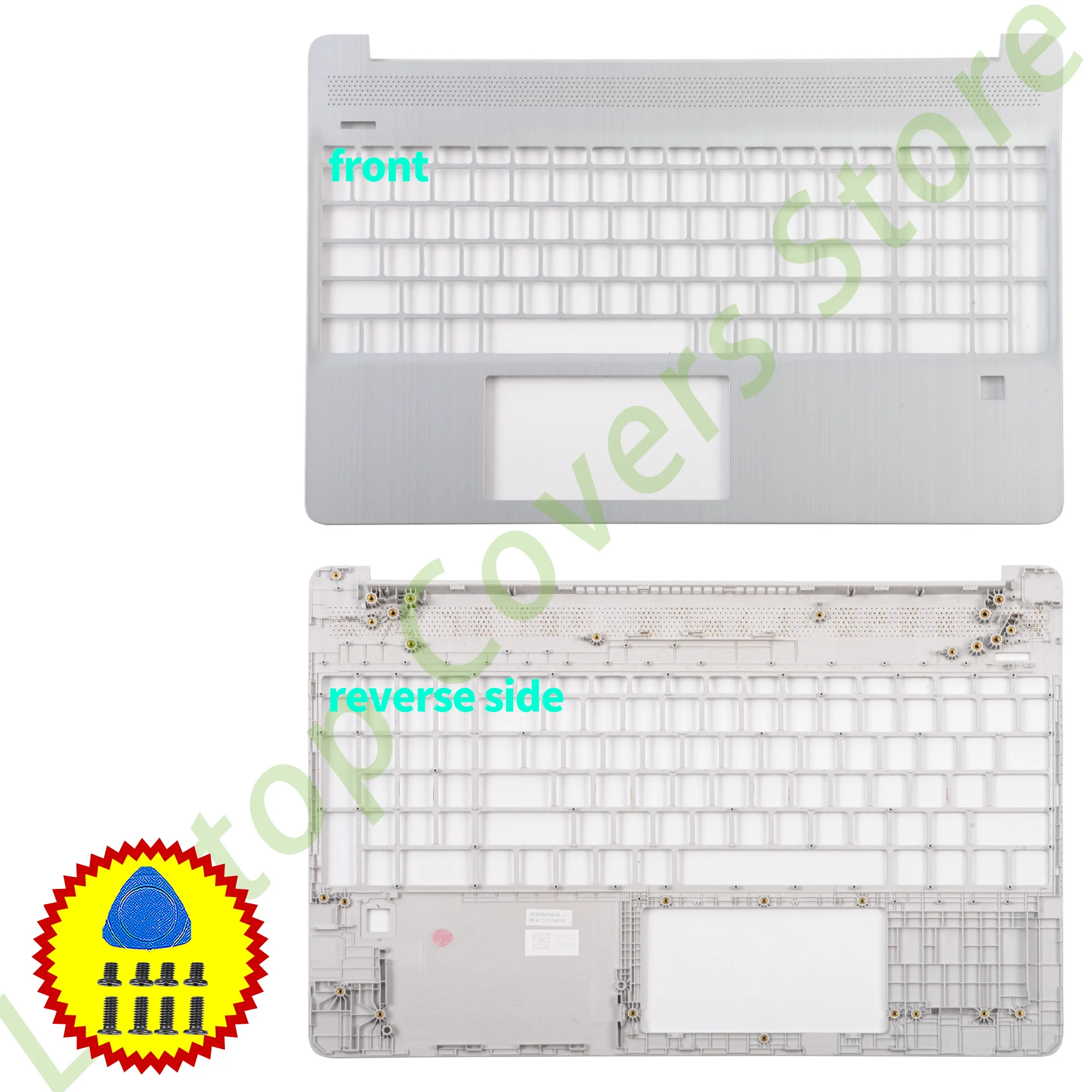 Nuovo Per Kailxuling 15S-EQ 15S-FQ 15-EF 15-DY TPN-Q230 Cornici LCD Lunetta di Copertura L63608-001 L63603-001LCD Copertura Posteriore inferiore  7