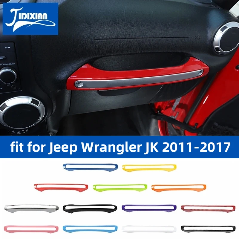 JIDIXIAN Car Interior Front Copilot Handle Decoration Cover for Jeep Jidixian car interior front copilot handle decoration cover for jeep