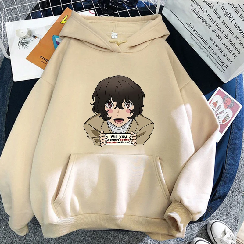 Art Dazai Sweatshirt Fosskos Bungo Stray Dogs Hoodies Anime